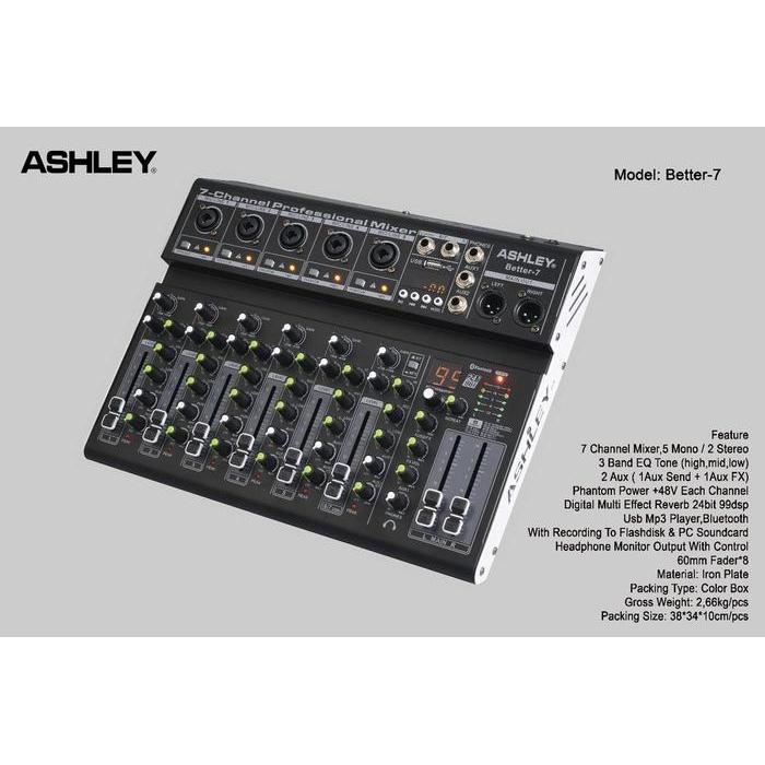Mixer Audio ASHLEY Better 7 Original