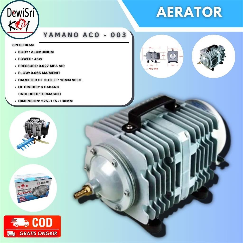Mesin Pompa udara YAMANO ACO-003 Aerator Gelembung Udara Kolam