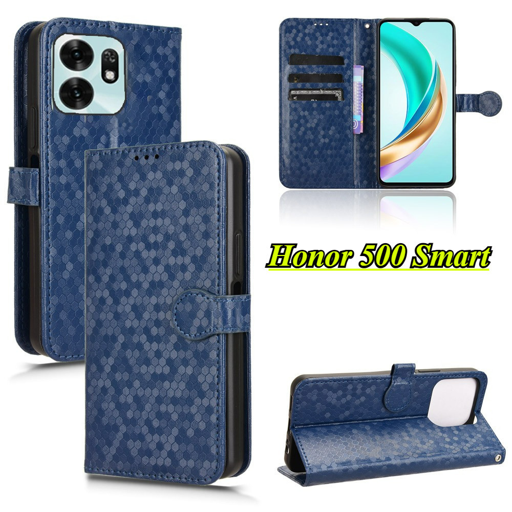 Casing untuk Honor 500 Smart 5G 2026 Casing Ponsel Sampul Kulit Flip untuk Honor500Smart 500Smart Ho