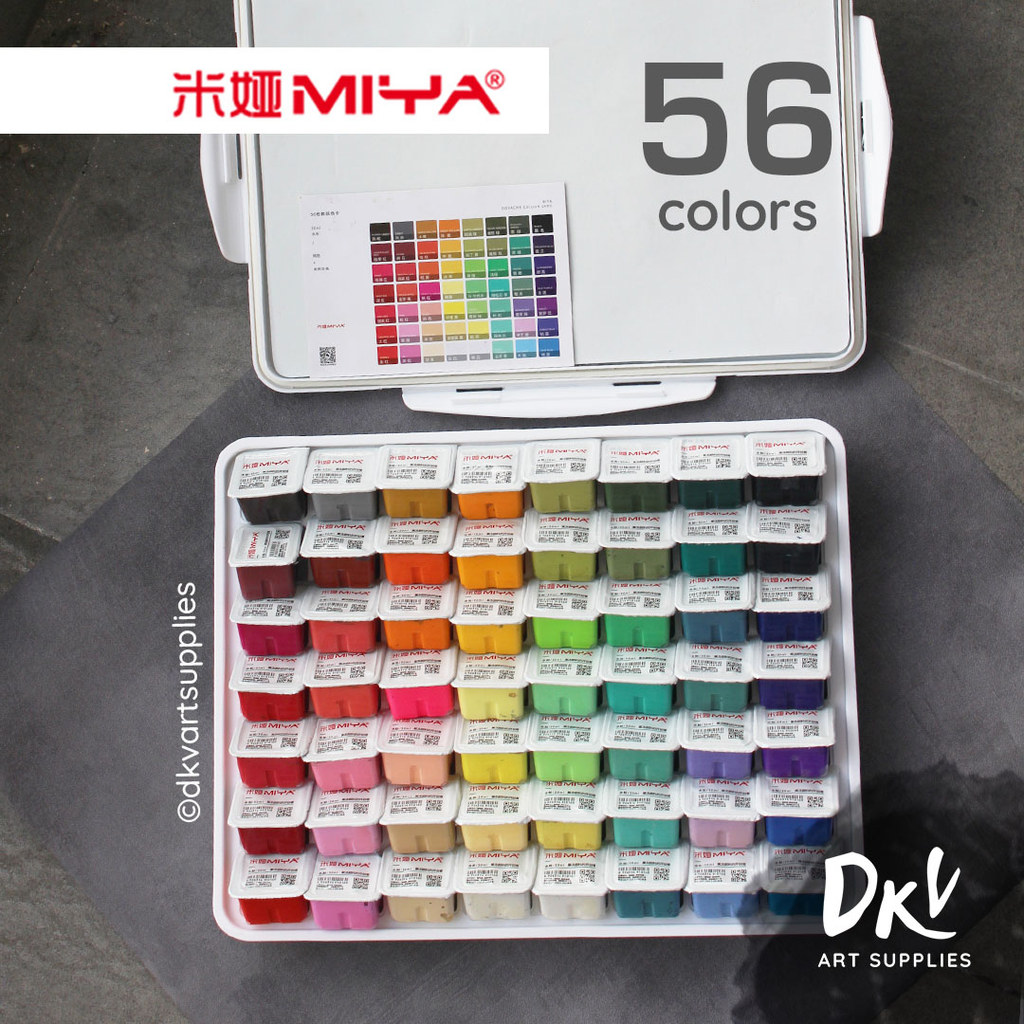 DEFFECT Miya Himi Gouache 56 Warna Colors 30ML Cat Air Himi Colour