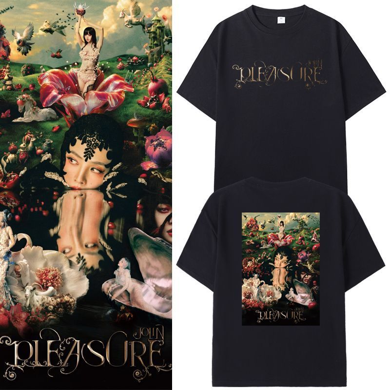 Kaos Oversized T-shirt Jolin Tsai Pleasure Album Art Print Combed 30s Sablon Premium Tidak Luntur Un