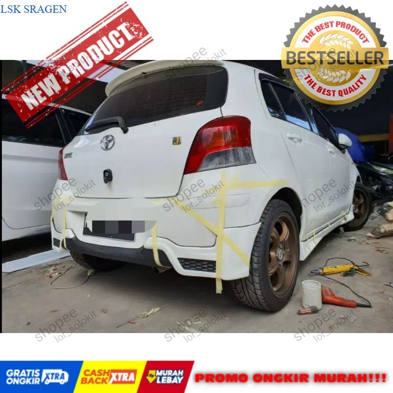 (Ready) bodykit yaris 2006-2011 adaptasi trd bodykit yaris trd