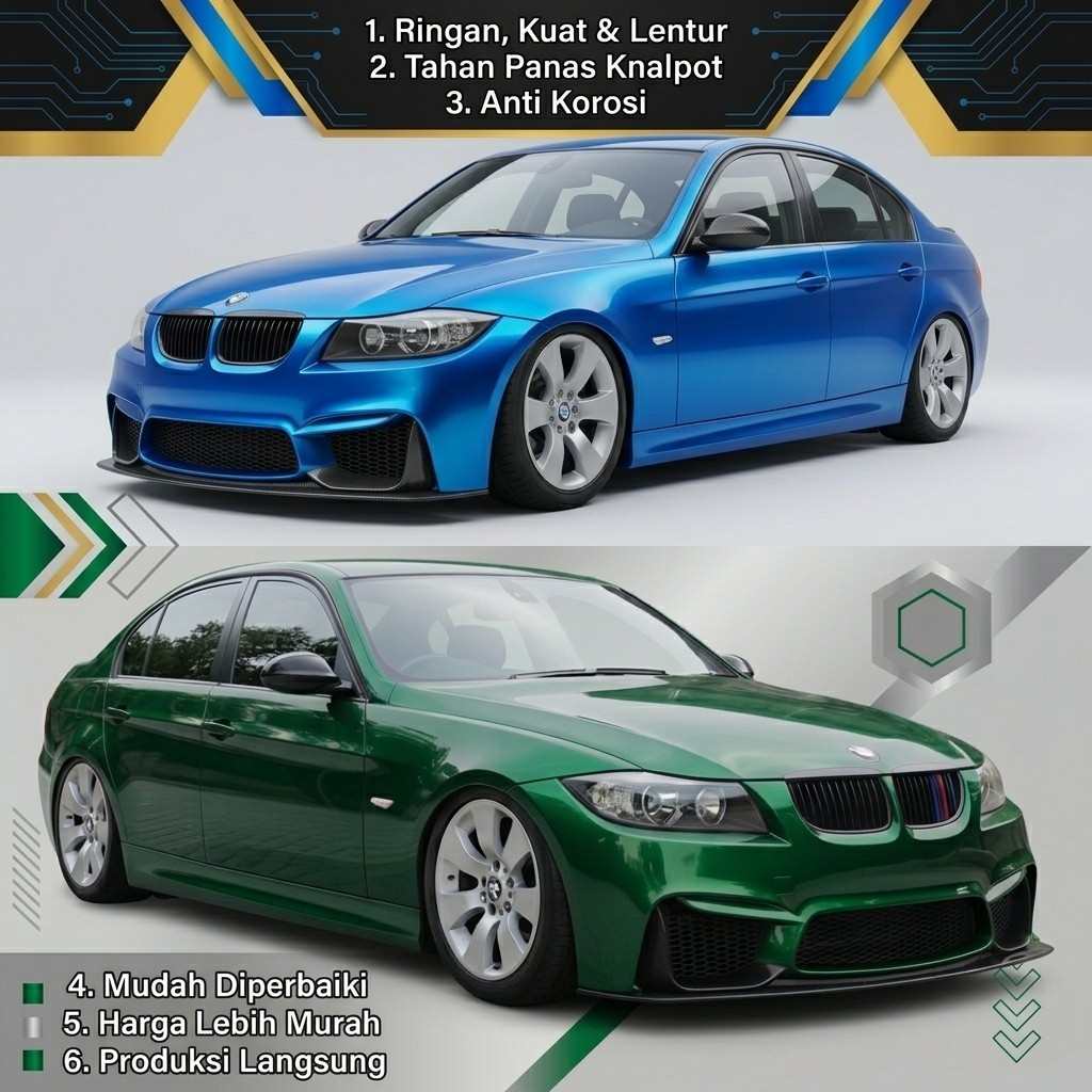 bodykit bmw e90 w4 body kit BMW 320I 325I