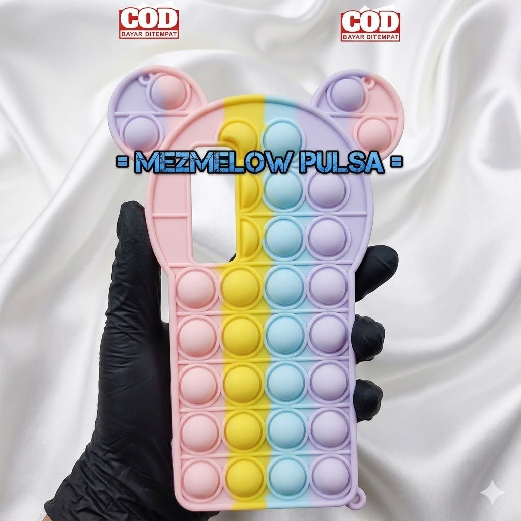Case 3D tikus Tali Lembut Soft Case POP IT Rainbow Silicone Case HUAWEI NOVA 7 PRO / HUAWEI NOVA 7 BIASA