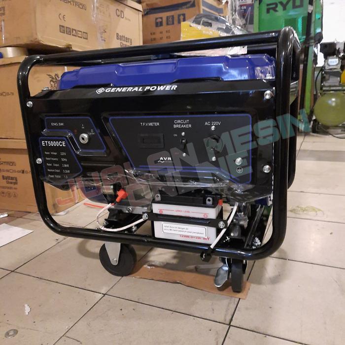Genset 3000 Watt General Power ET5000CE