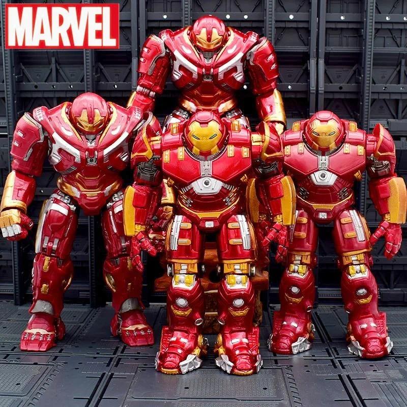 Marvel The Avengers Action Figure Hulkbuster Statue Collect Model Metallic Paint Figurine Desk Decor