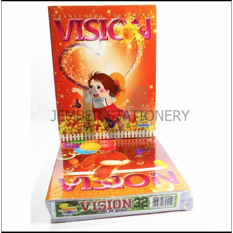 (10buku) Buku Tulis Vision 32 Lembar