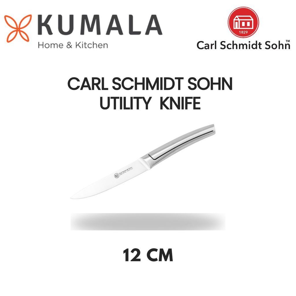 CARL SCHMIDT SOHN -Utility Knife With Stainless Steel Handle 5"