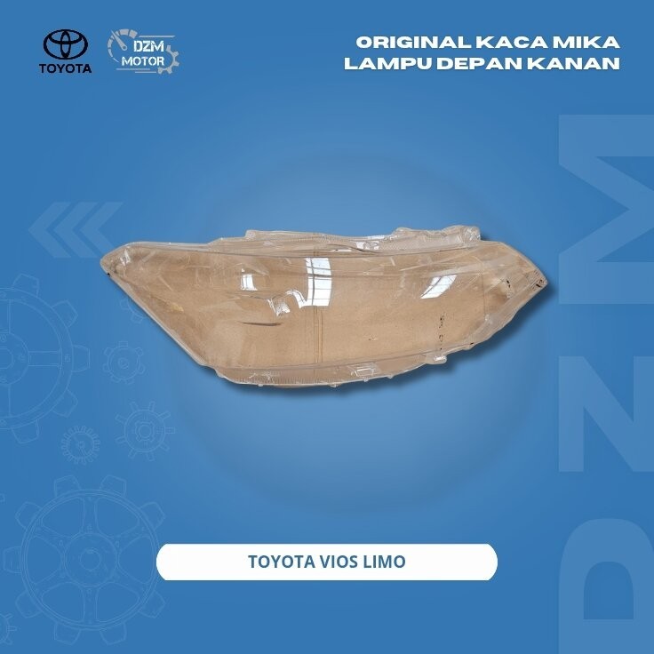 Original Kaca Mika Lampu Depan Kanan Toyota Vios Limo Model HID