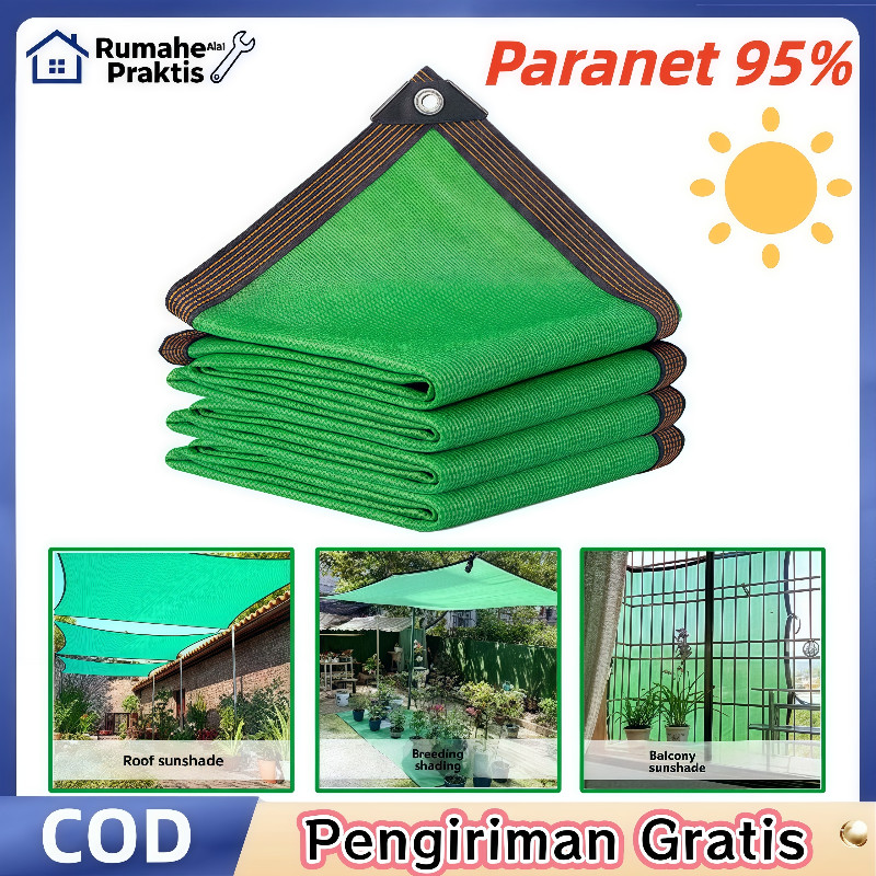 Paranet95% Anti-UV Jaring/Jaring Paranet/Paranet Shading Net/Sun Shade Net Outdoor/Jaring Anti Panas