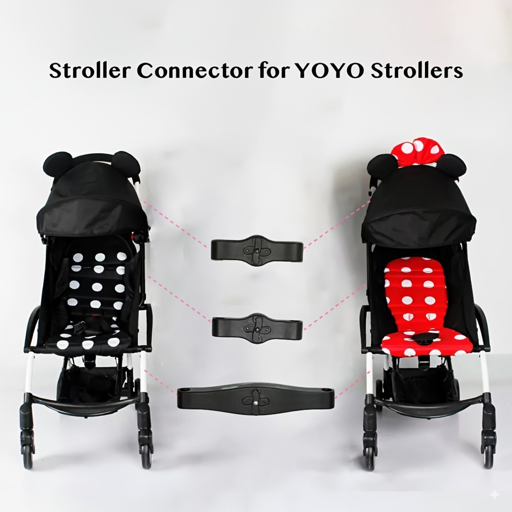 Stroller Connector for YOYO Strollers Pushair 2 in1 Dual Stroller Connector Linker