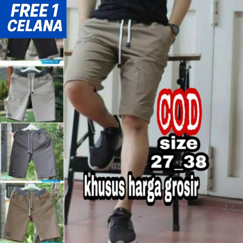 (BIG SIZE) CELANA PENDEK CINO PRIA DEWASA