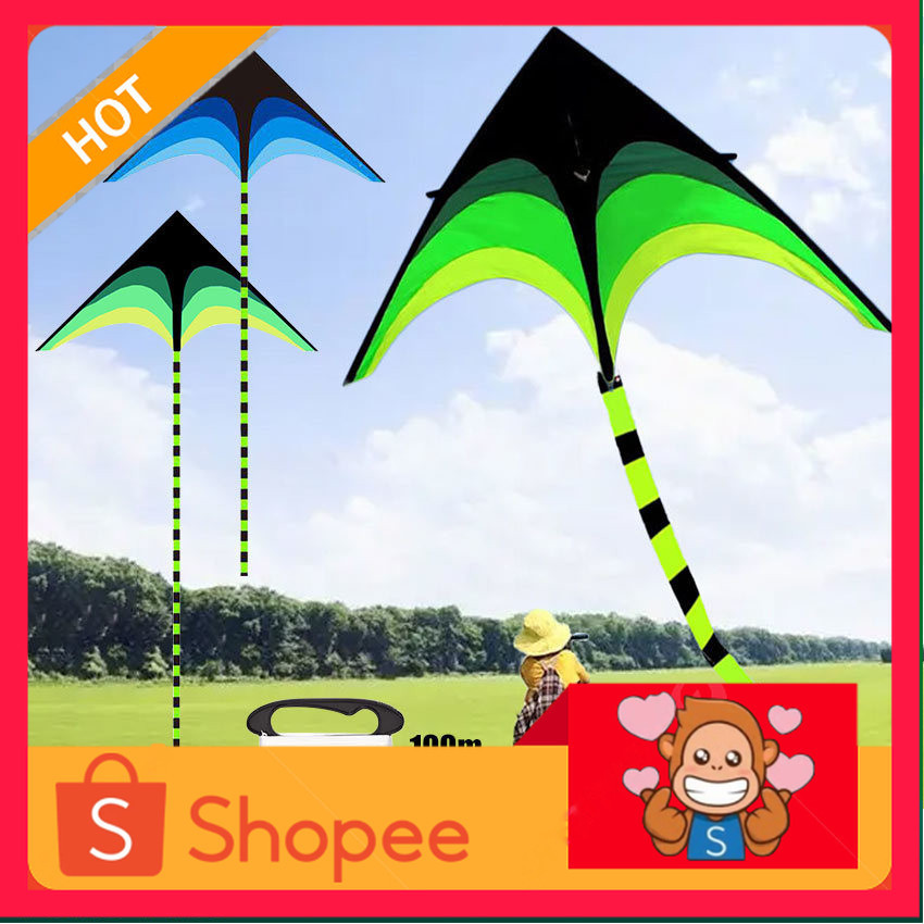 Layangan Lipat Kain Karakter Jumbo Mainan Layangan Pantai Besar Layangan Ekor Panjang Layang Layang 