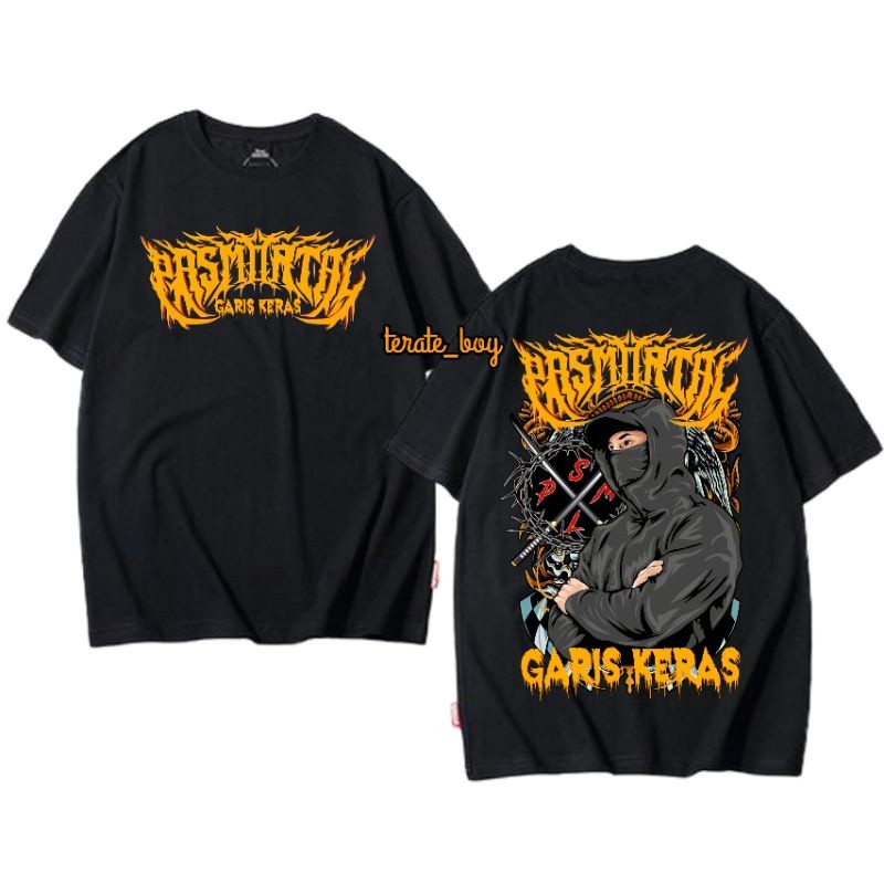 KAOS DISTRO PASMORTAL GARIS KERAS (NETRAL)