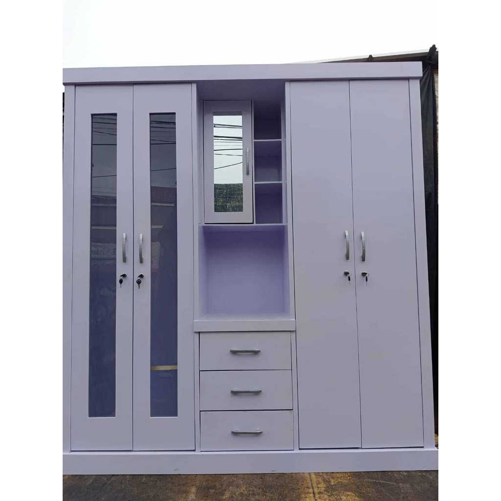 Lemari Jumbo 4 pintu/ Lemari tiktok /Lemari 4 Pintu