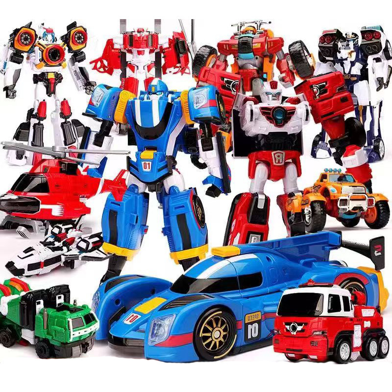 Tobot Galaxy Detectives Master V Ultimate LEON ROVER Combiner Robot Mecha Car Plane Action Figure AB