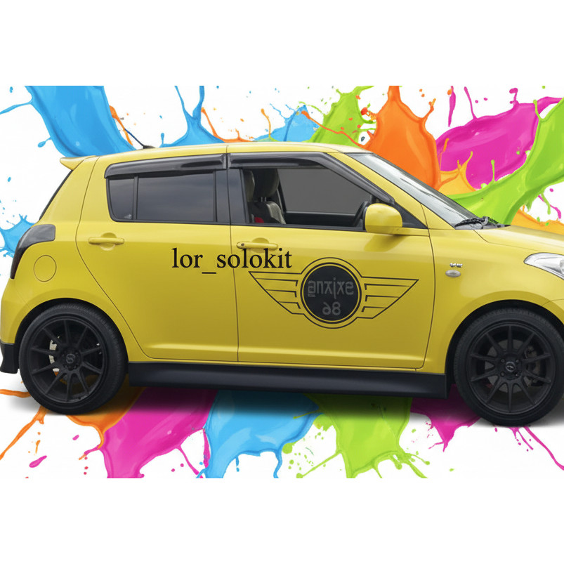 [READY] Bodykit / Sidekirt Kanan Dan Kiri Swift Body Kit