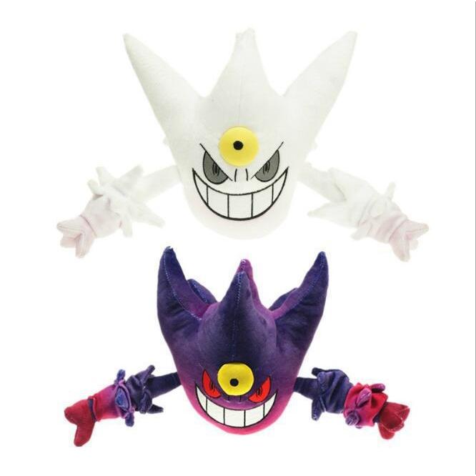 19cm Anime Takara Tomy Pokemon Gengar Mega Haunter Soft Stuffed Plush Dolls Cartoon Plush Toys Gifts