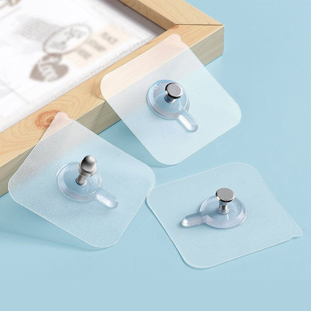 30Pcs Paku Baut Socket Mix Stiker Tanpa Bor Tembok Tempel Dinding Gantung Foto