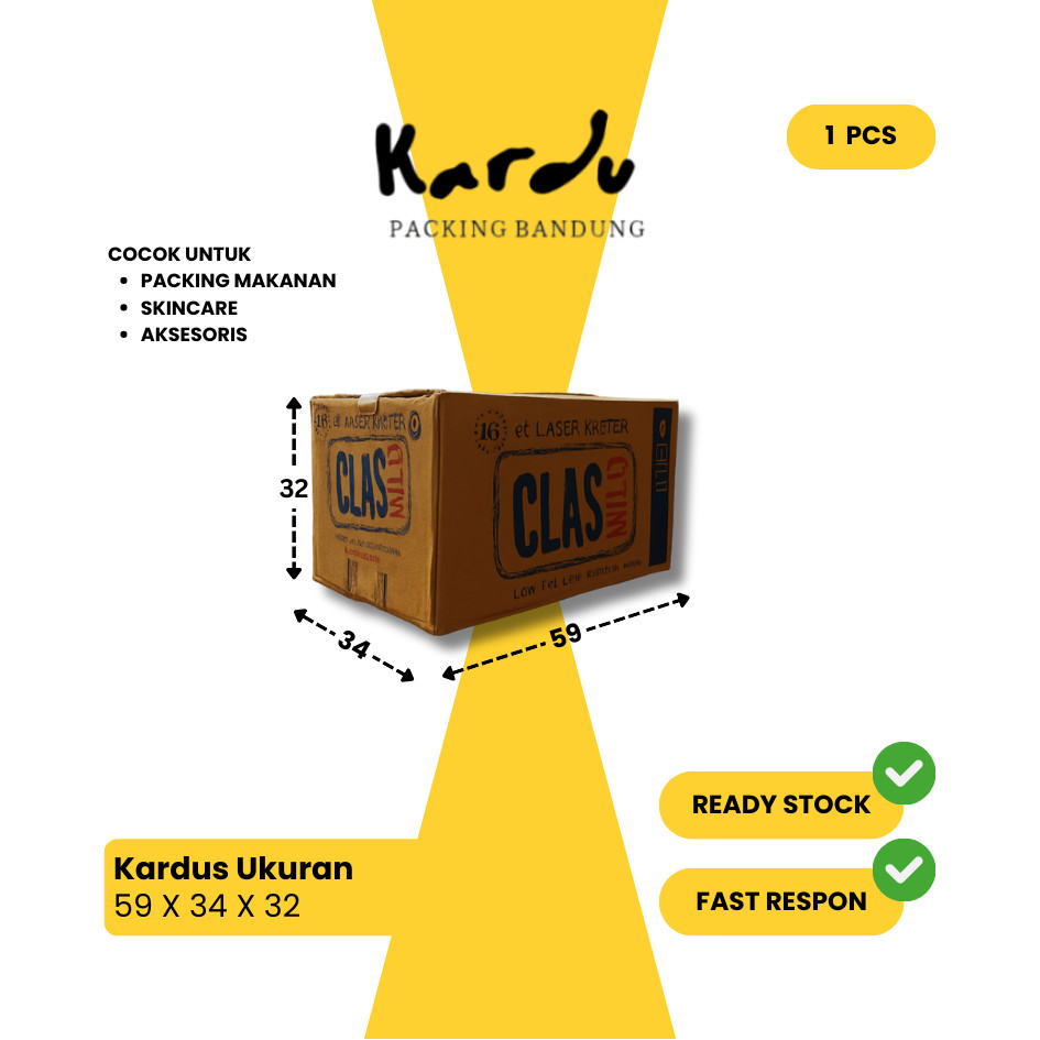 Kardus Bekas Class Mild | Kardus Packing Barang | Harga Murah Per Pcs | Kondisi Layak Pakai