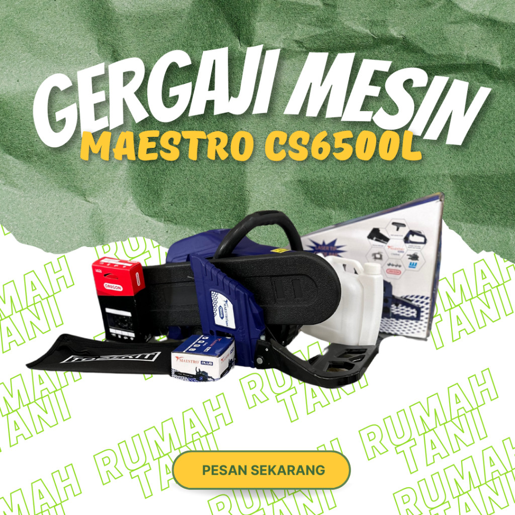 gergaji mesin pemotong kayu maestro CS6500L chainsaw
