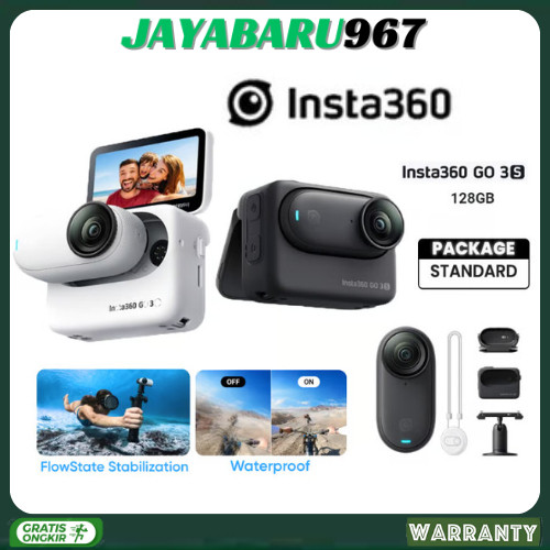 INSTA 360 GO 3s 128GB & GO 3 32GB/INSTA 360 GO 3 64GB/ INSTA 360 GO 3 128GBMurah