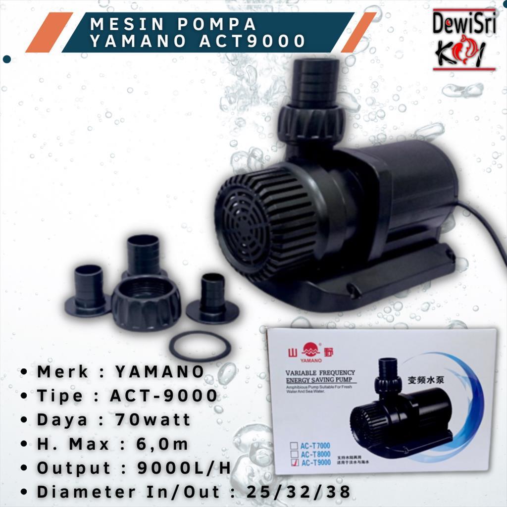 Pompa Air Celup Yamano ACT 9000 9000 L/H – Pompa Kolam Ikan Koi & Aquarium Low Watt