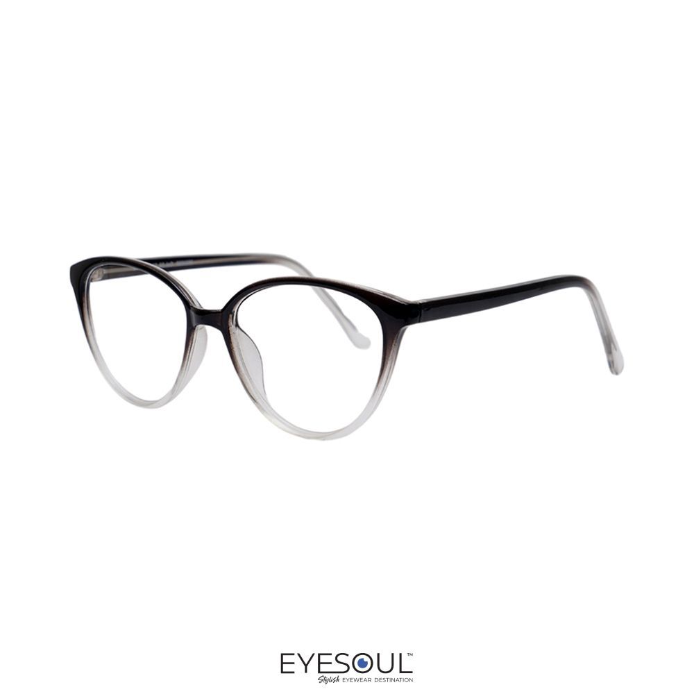 Eyesoul Ilook Kacamata Optical Cateye Gradient PC - Hitam Frame Optik Eyeglasses Optical Frame Kaca 