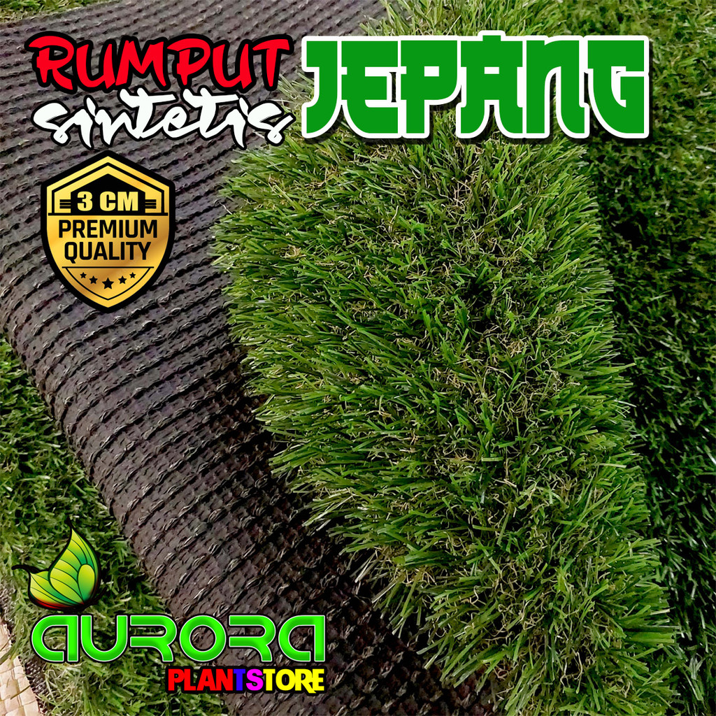 Terlaris Karpet Rumput Sintetis Jepang 3M x 1,5M