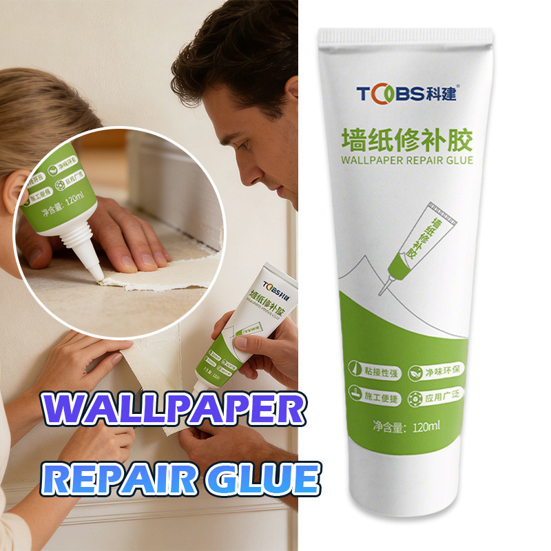 120ml Lem walpaper dinding sebaguna Memperbaiki Wallpaper Yang Lepas super kuat