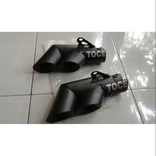 Silencer Knalpot Racing Toce Black underbelly MT03 BAJAJ DOMINAR 200 CB 300F 300R 500F CB300 YZF R3 