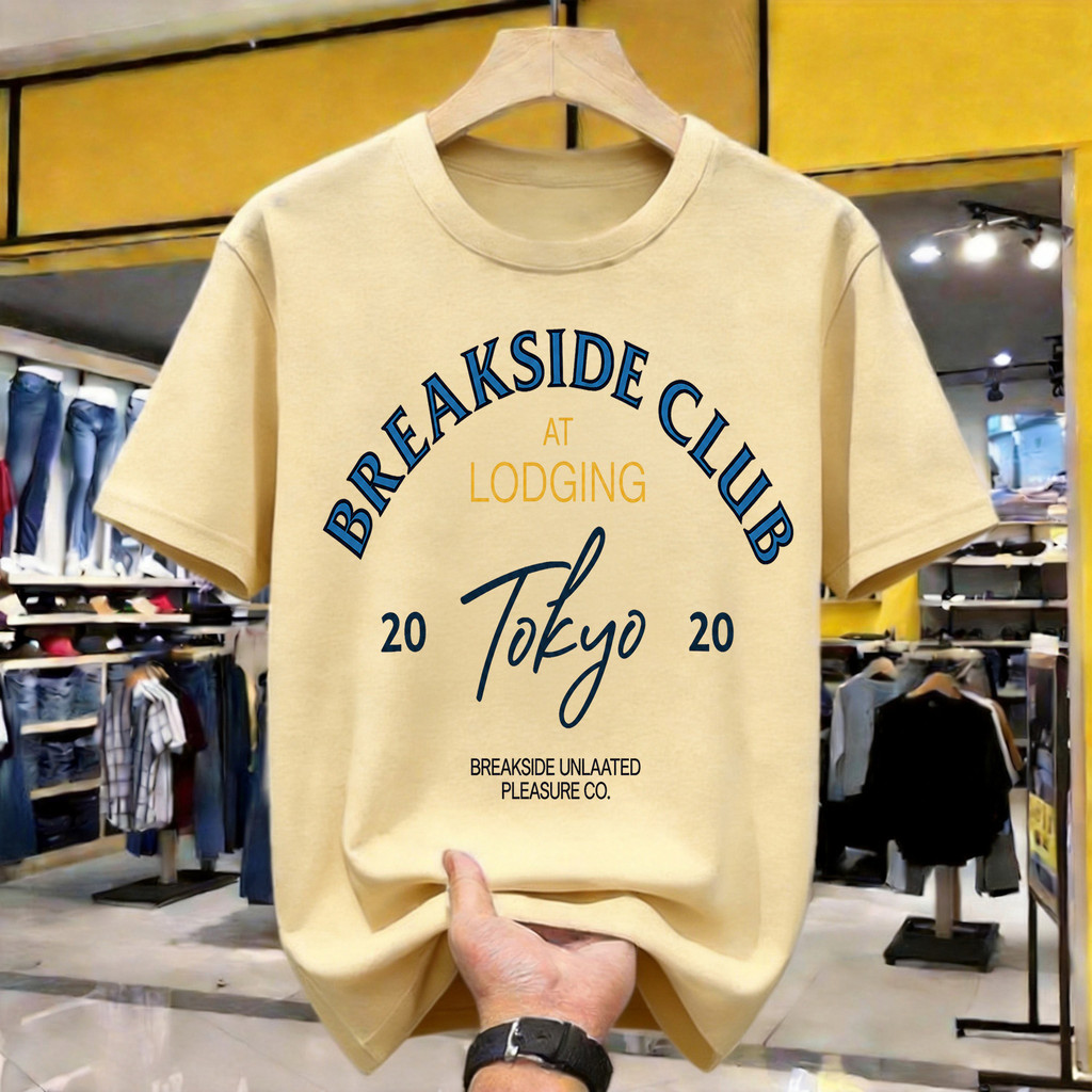 Breakside Club Tokyo 2020 Kaos Polos Katun Premium Tebal 210GSM Original Indonesia Size Lengkap Loos
