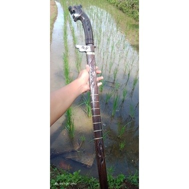 RF 09 golok panjang macan hitam bahan baja strip tajam asli 82cm