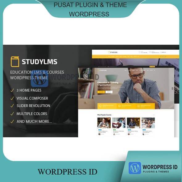 StudyLms – Education LMS & Courses WordPress Theme