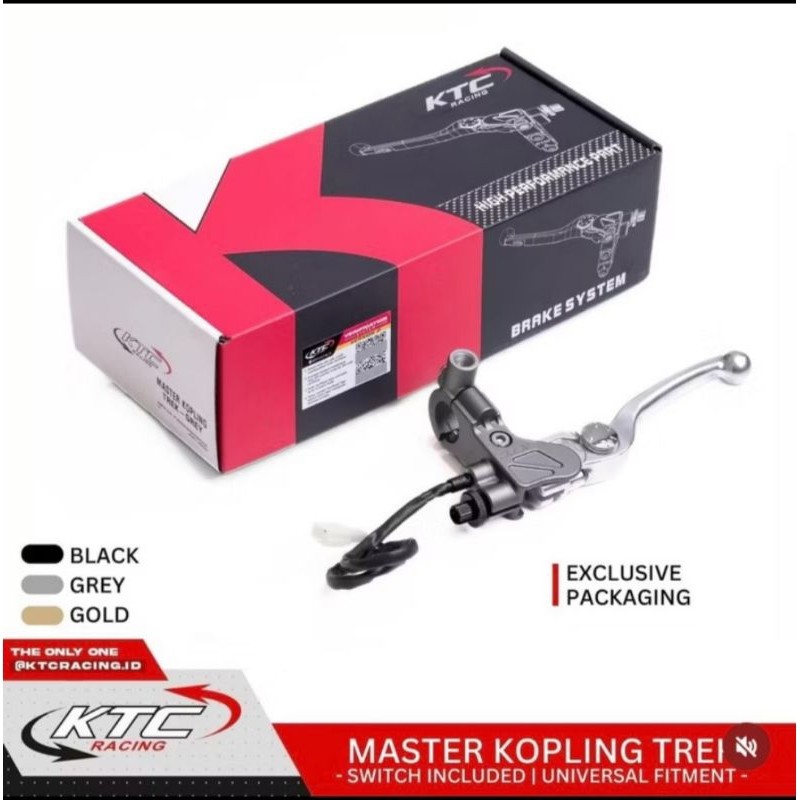 MASTER REM KTC TREK CYLINDIR 12.7MM HANDLE KOPLING KIRI KTC TREK ORIGINAL MIO VARIO VIXION SATRIA FU