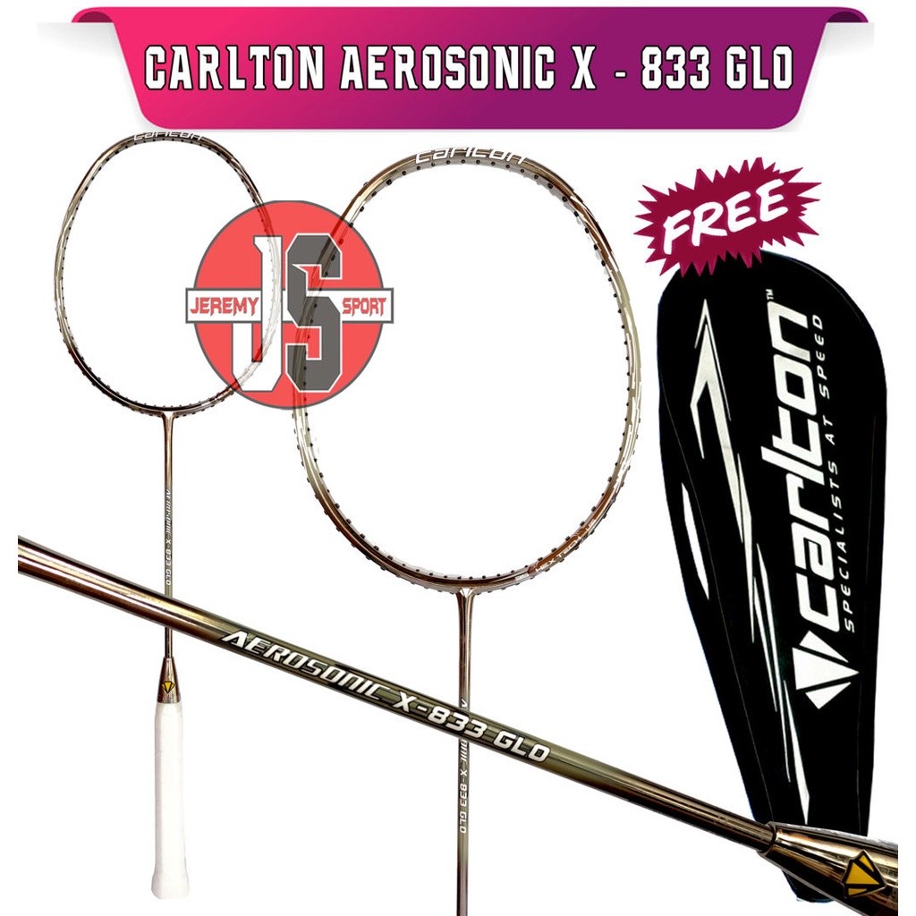 Raket Badminton / Bulutangkis Carlton Aerosonic X-833 GLO