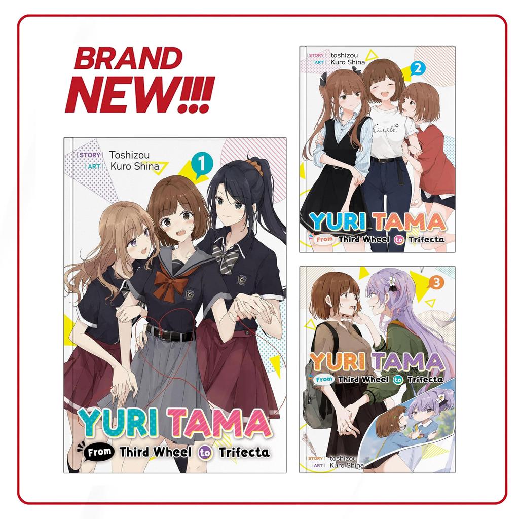 Yuri Tama: From Third Wheel to Trifecta The First, Vol. 1-5 ( Light Novel ) by Toshizou (English/Ind