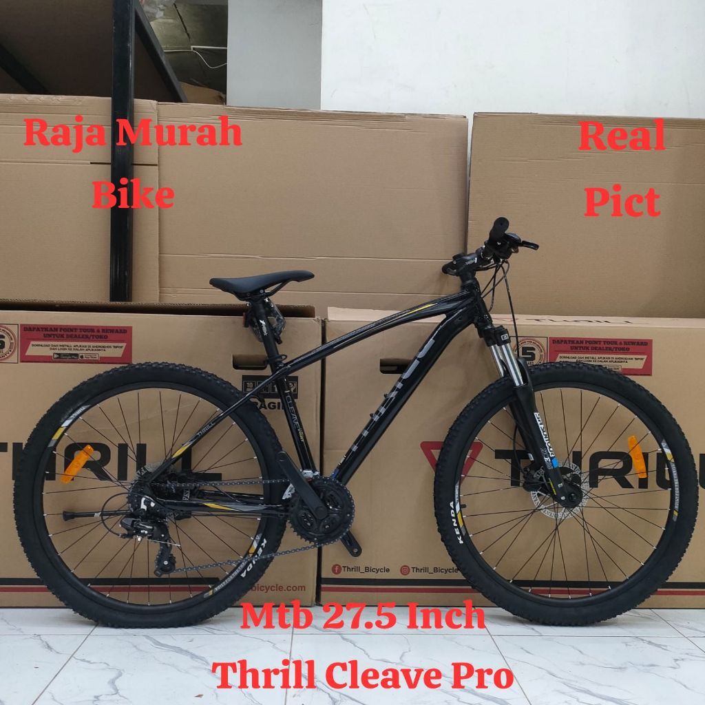 Sepeda Gunung Terbaru Mtb 27,5 Inch Thrill Cleave Pro Sepeda Gunung Thrill Cleave Pro 27,5 Inch