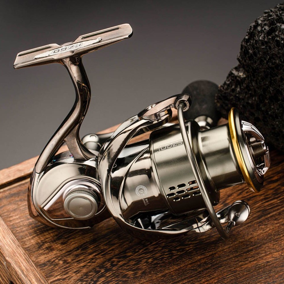 Johncoo Anti Corrosion Treatment Spinning Fishing Reel Carbon Washer Drag 10Bb Saltwater Spinning Re