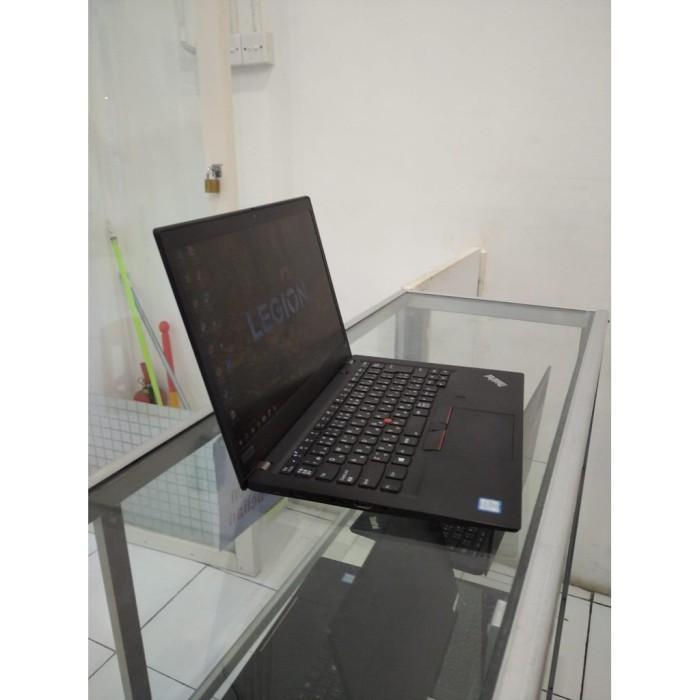 Laptop bekas Lenovo T490s ram 16GB  core i7 gen8 ssd 256 black slim screen 14 inch