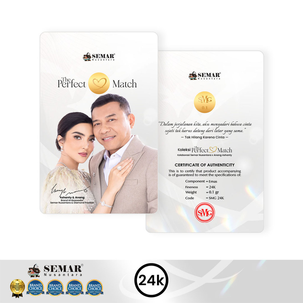 [GIFT] Logam Mulia The Perfect Match Emas Batangan Semar Nusantara
