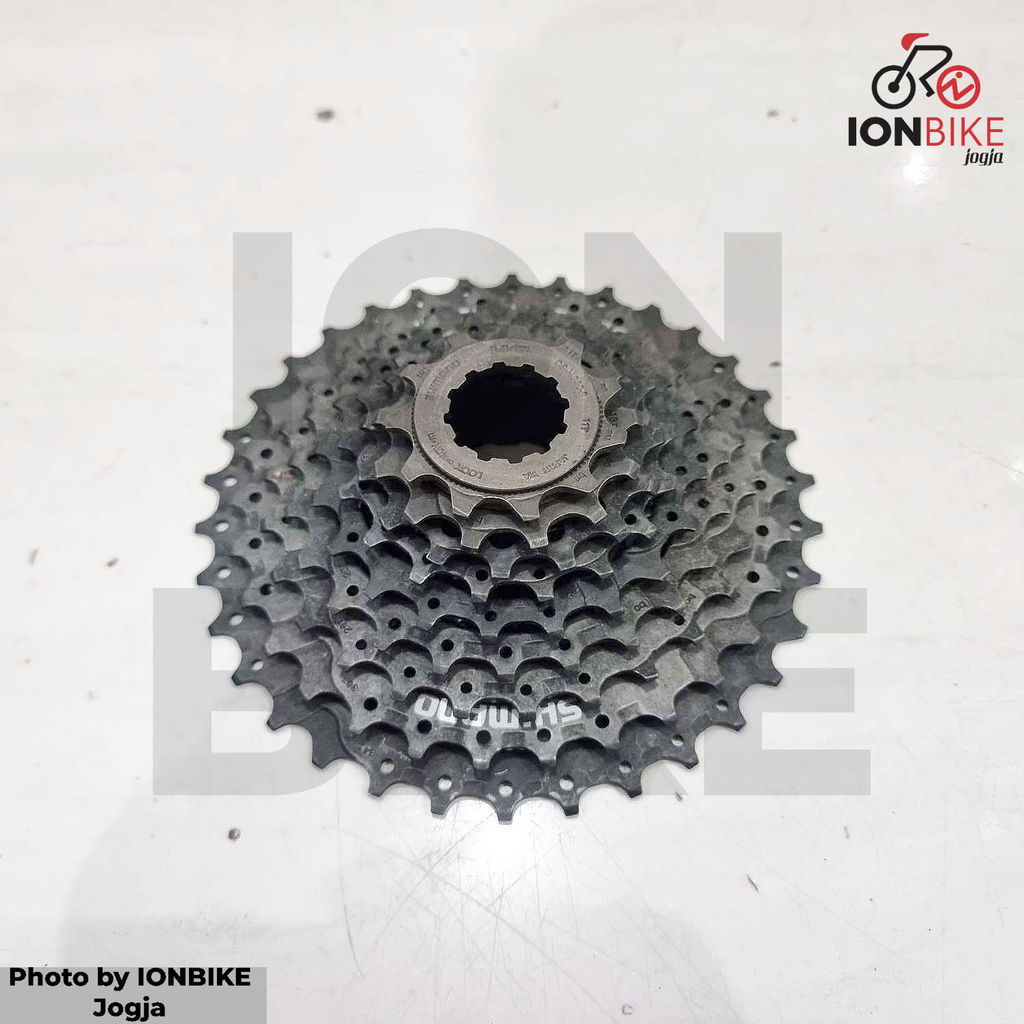 JP Cassette Sprocket Shimano HG30 9 Speed 11-34T BLACK Made in JAPAN Old Stock - Cassete Sproket HG-