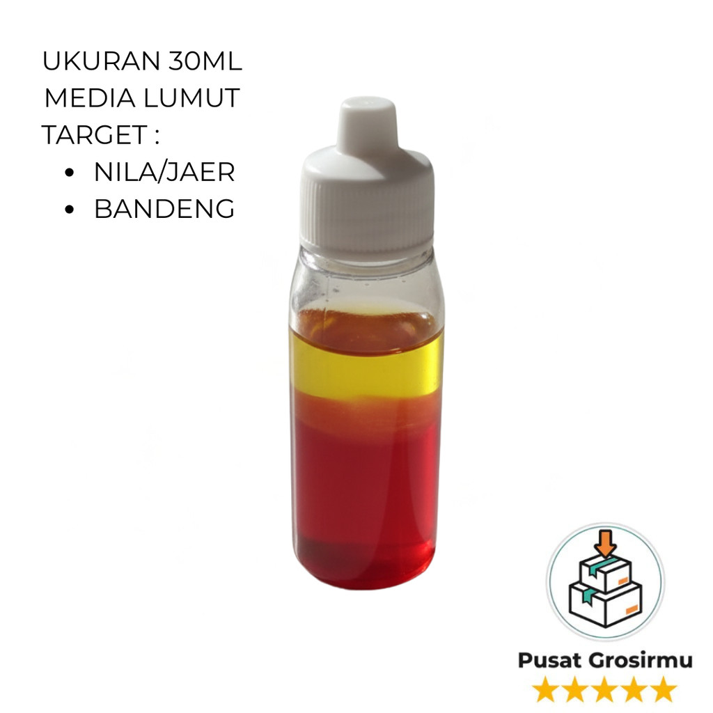 Pusat Grosirmu Umpan ikan nila Mujaer Bandeng Essen Essence Esen Oplosan Media lumut ukuran 30ml