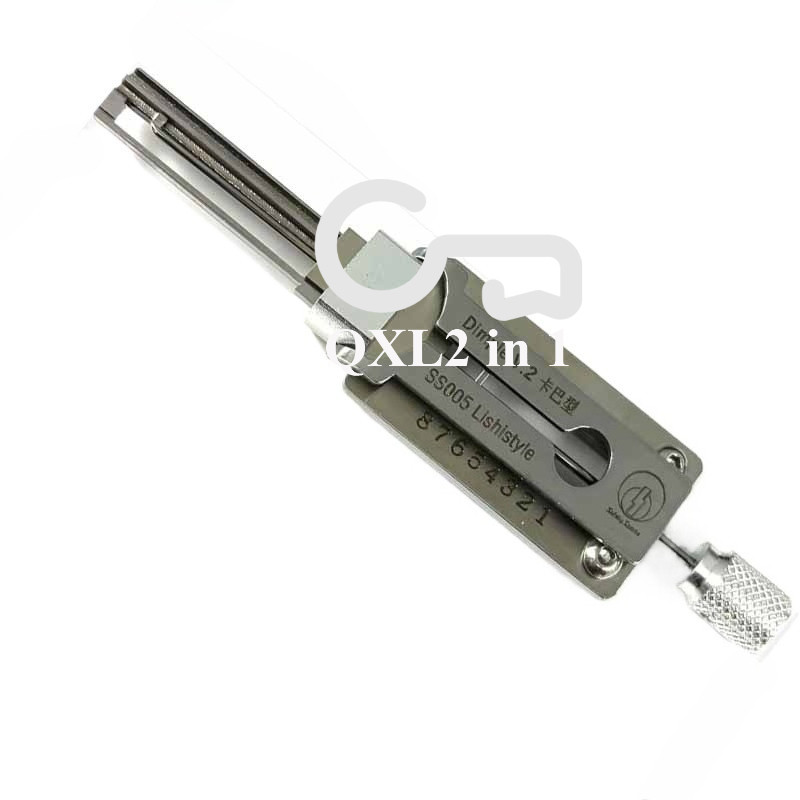 1PCS Locksmith LiShi 2 in 1 SS005 mple KABA Type Style Lock 2 in 1 Civil  House Ganzua Tools Master 