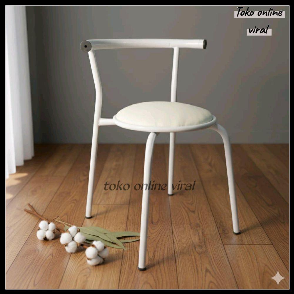 Toko Online Viral Kursi Cafe Sandaran Besi Kursi Outdoor & Teras Minimalis Modern
