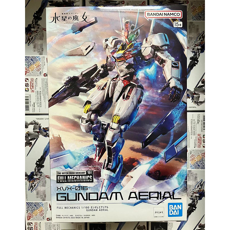 Bandai FM 1/100 Gundam AERIAL Action Figure The Witch From Mercury Anime Figure Toys for Boys Gift f