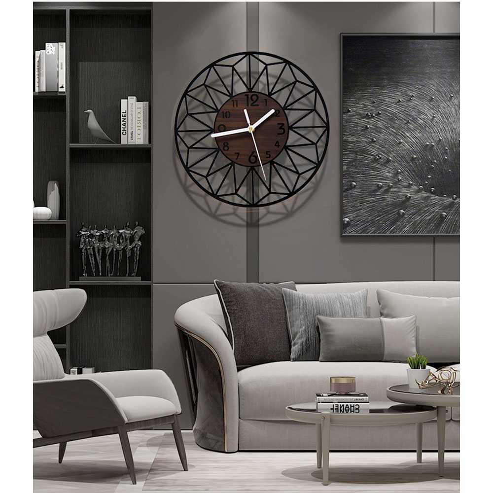 Taheat Jam Dinding Bulat Quartz Model Eropa Rustic Vintage 30Cm - T3dfg HQ Product Zocco