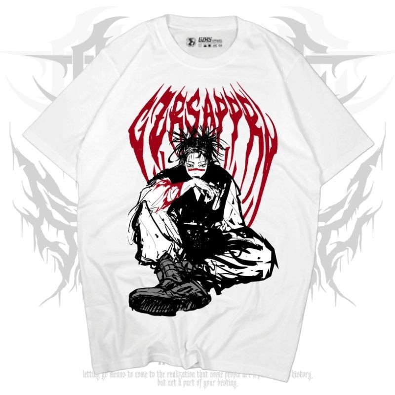 (COD) Lugoz T-shirt Choso Bloods | Kaos Lugoz x Gzrs  Choso Bloods