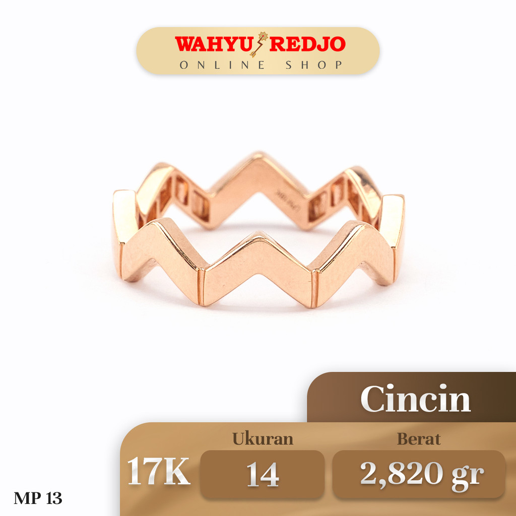 Cincin Emas Kadar 17K Wahyu Redjo CC-17K-28949955-PMR