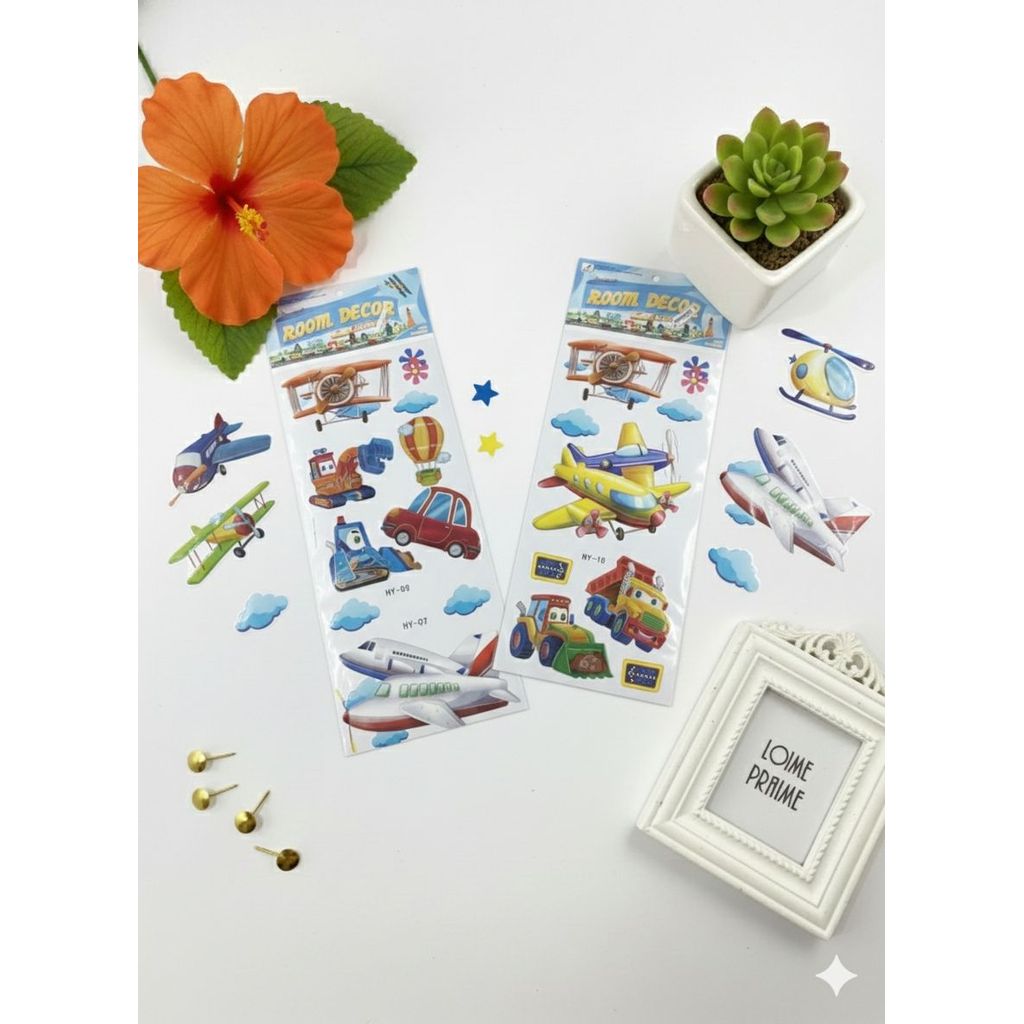 Stiker dekorasi dinding atau stiker room decor PS